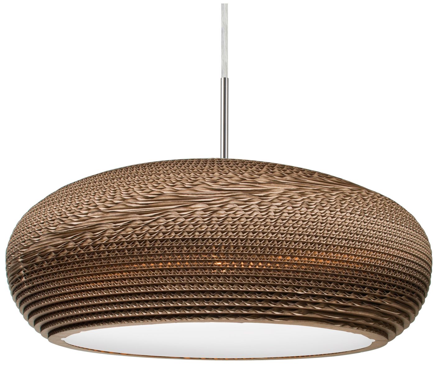 Besa Venus 17 3/4" Wide Cardboard LED Pendant Light