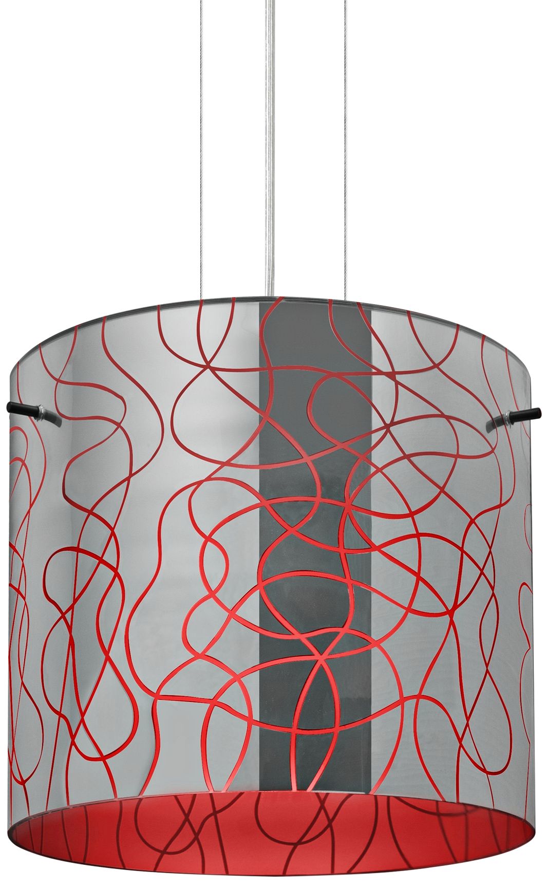 Besa Lithium 11 3/4" Wide Satin Nickel Mini Pendant