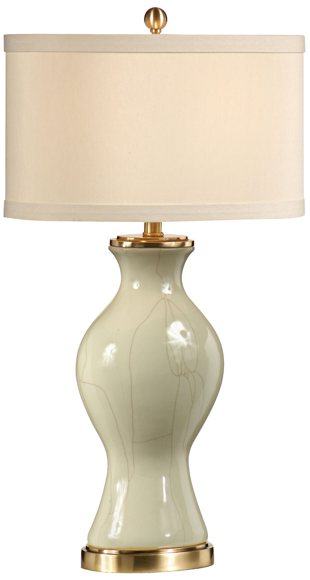 crackle glaze table lamp