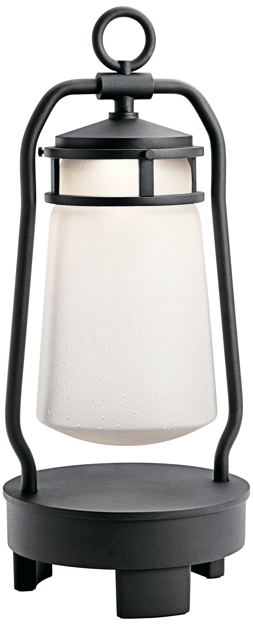 Lyndon Black Portable LED Lantern with Bluetooth Speaker