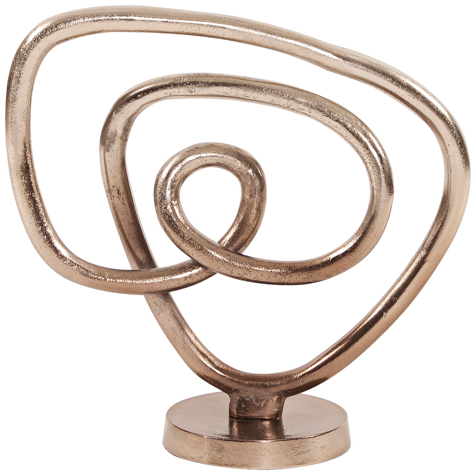 Howard Elliott Tangle 14" Champagne Silver Modern Sculpture