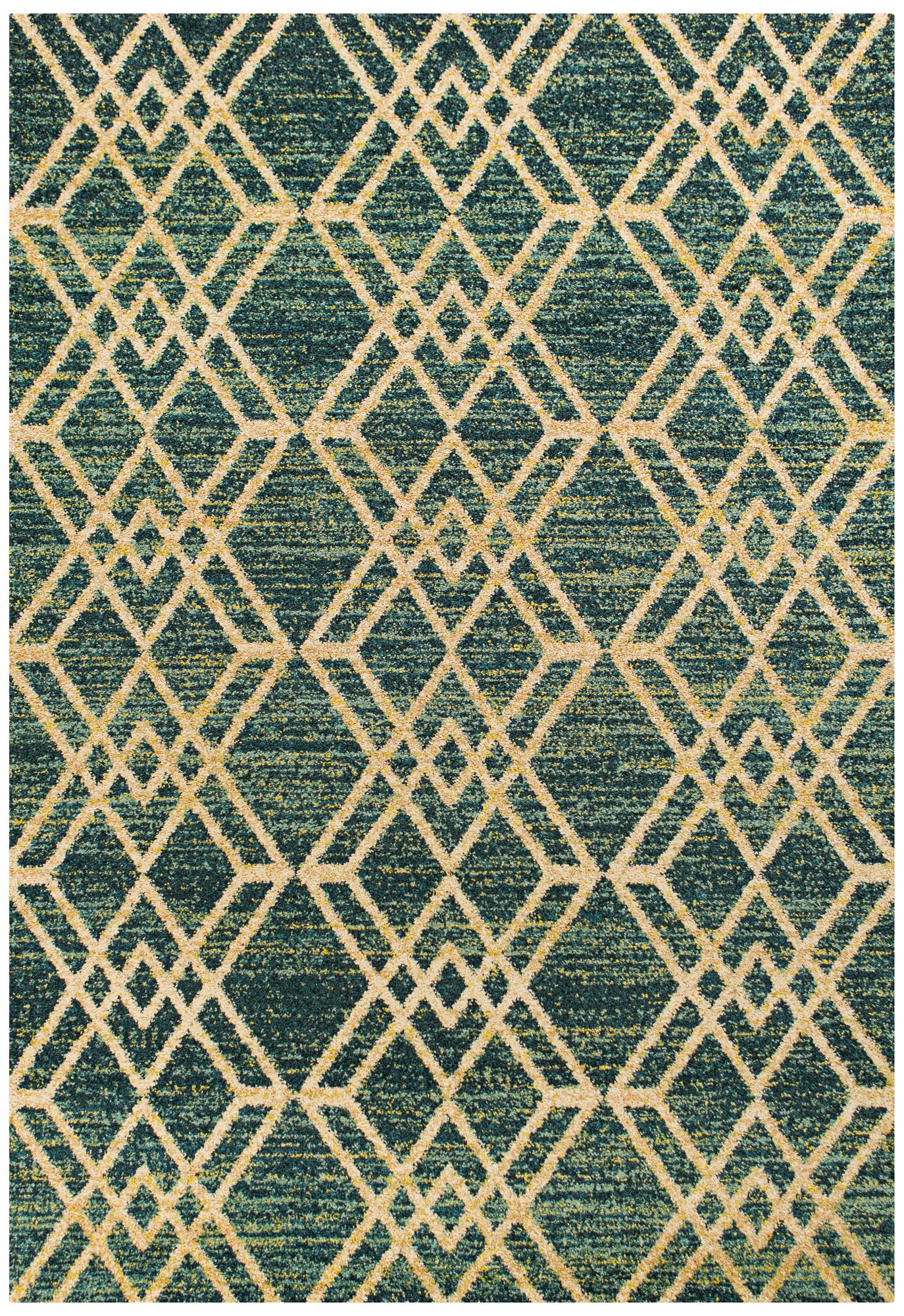 Barcelona 4471 Teal Moderne Area Rug 
