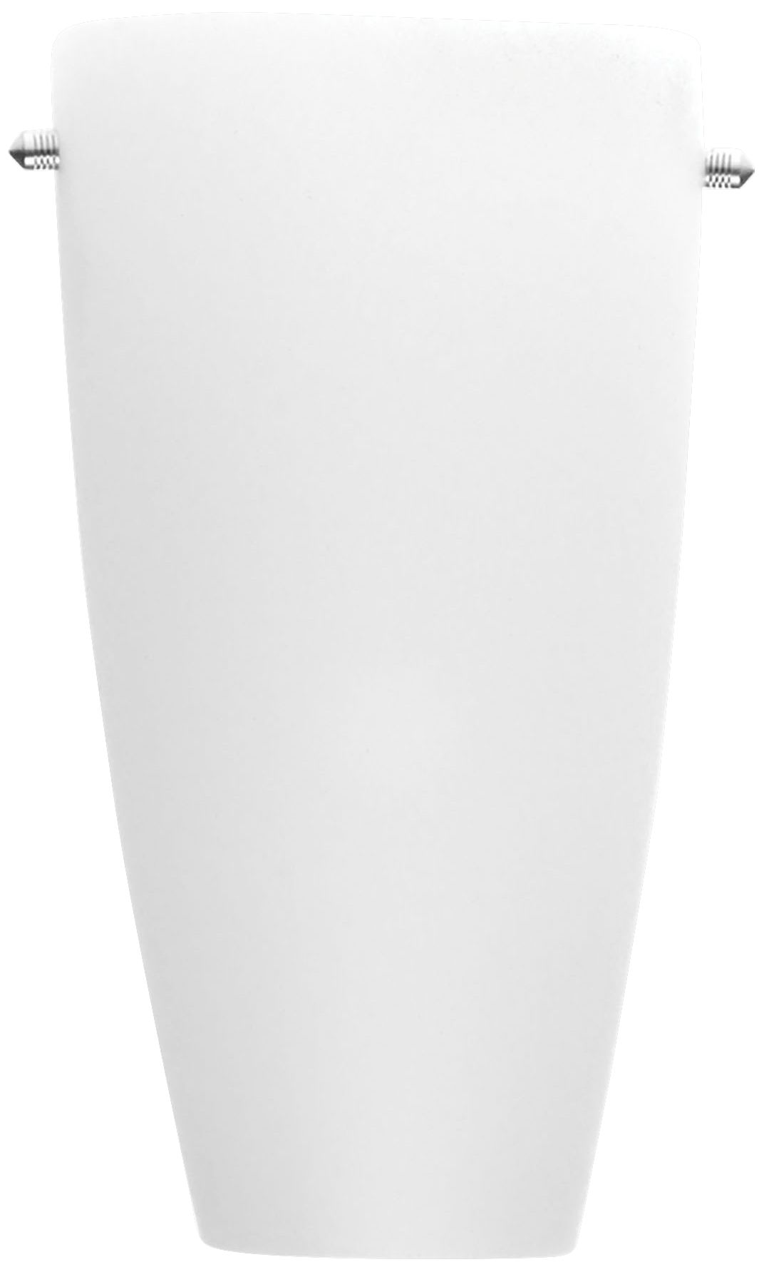 Tenera 10" High Chrome and White Opal Glass Wall Sconce