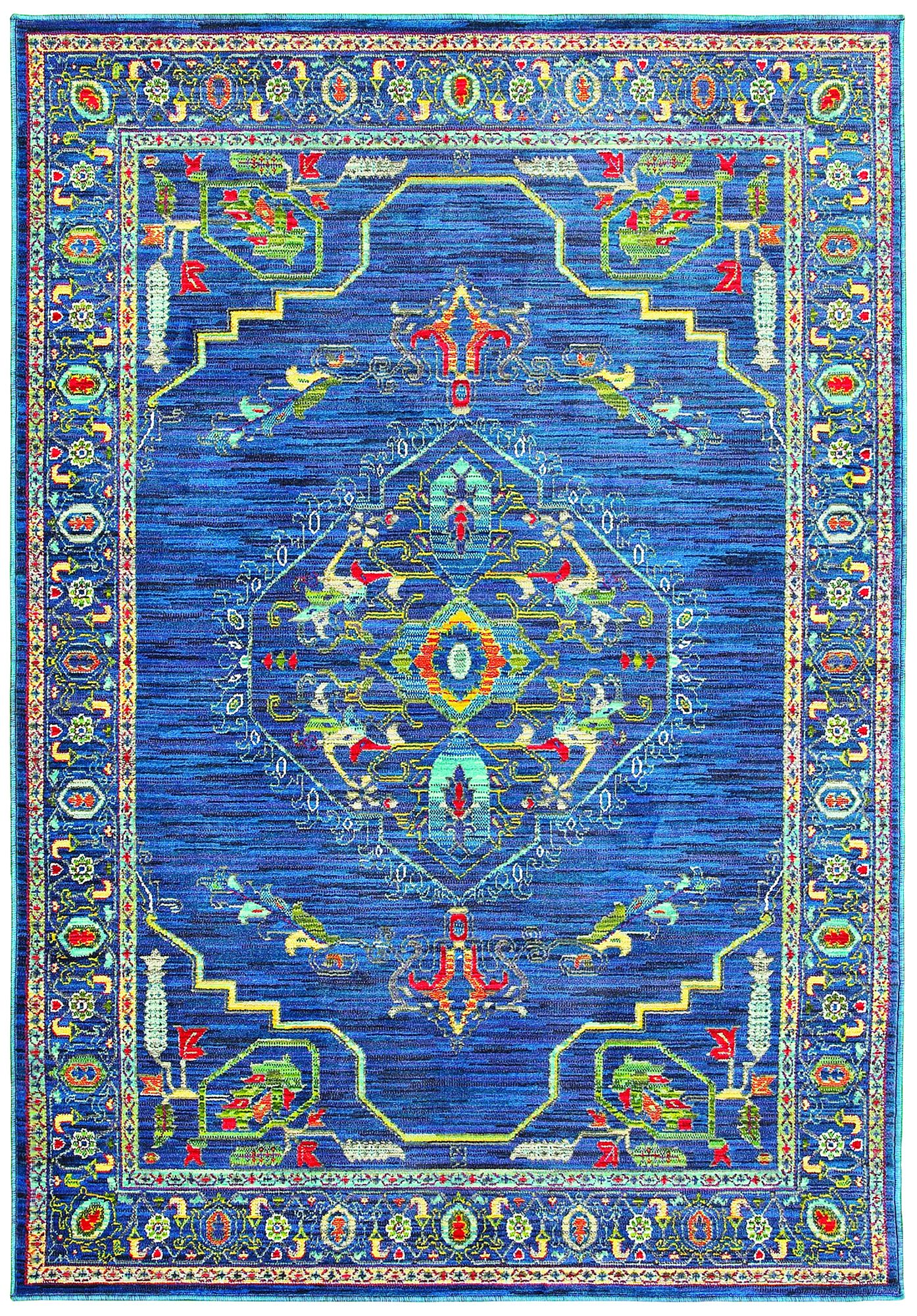 Joli 564B4 Multi-Color Blue Area Rug 