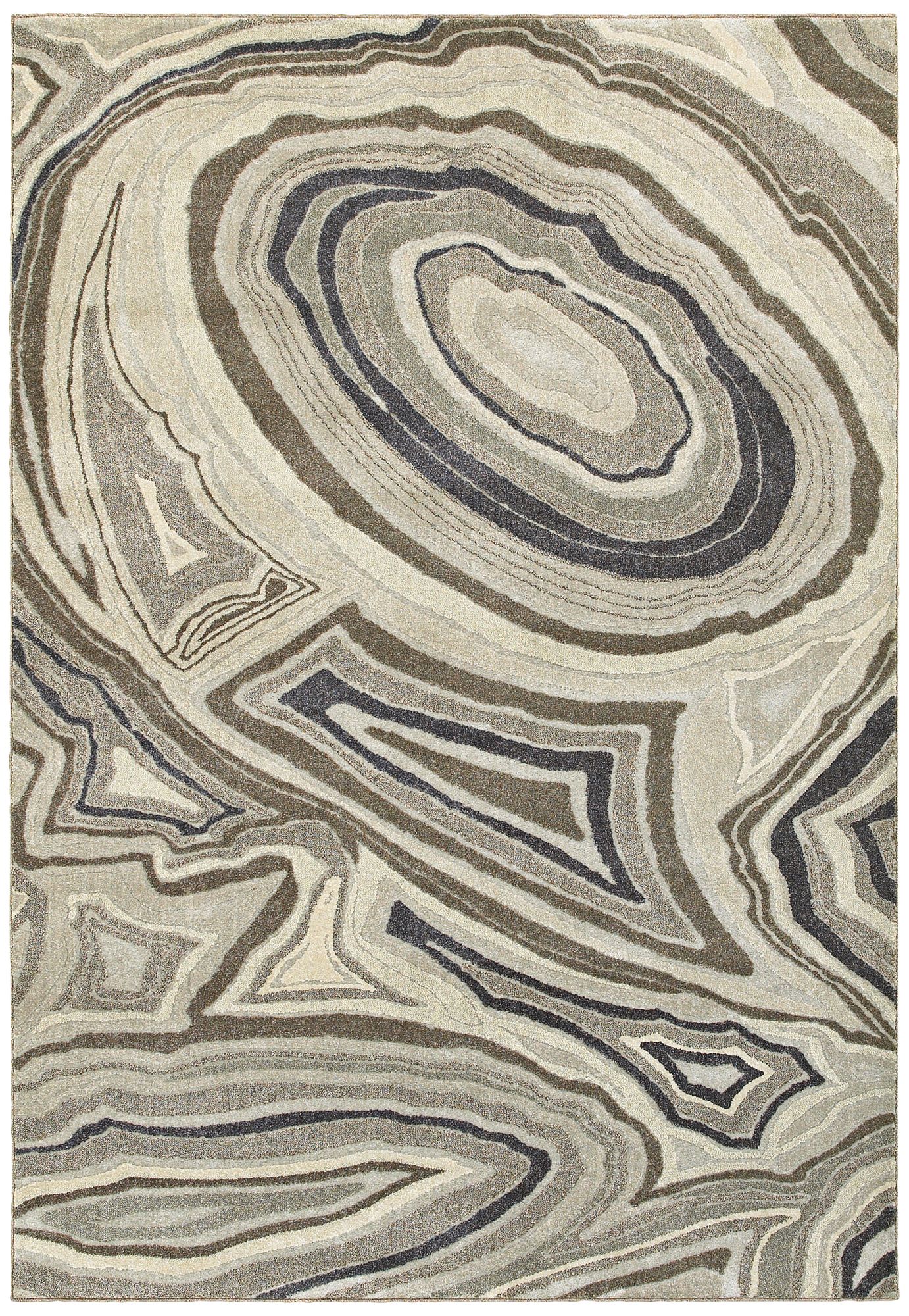 Rowan 099E4 Ivory and Gray Area Rug 