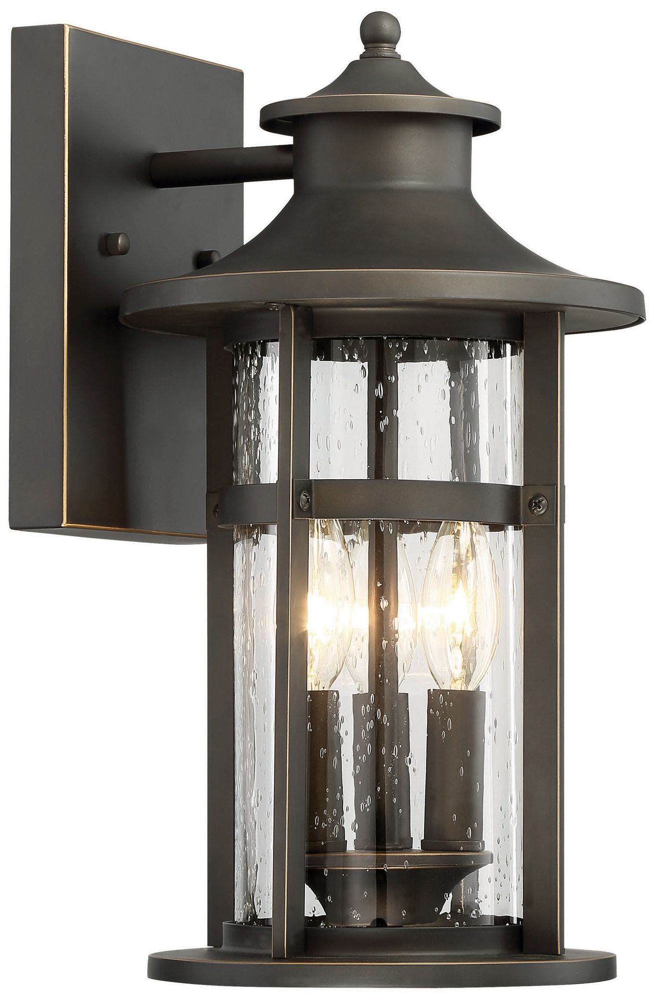 Highland Ridge 15" High Bronze Outdoor Wall Light