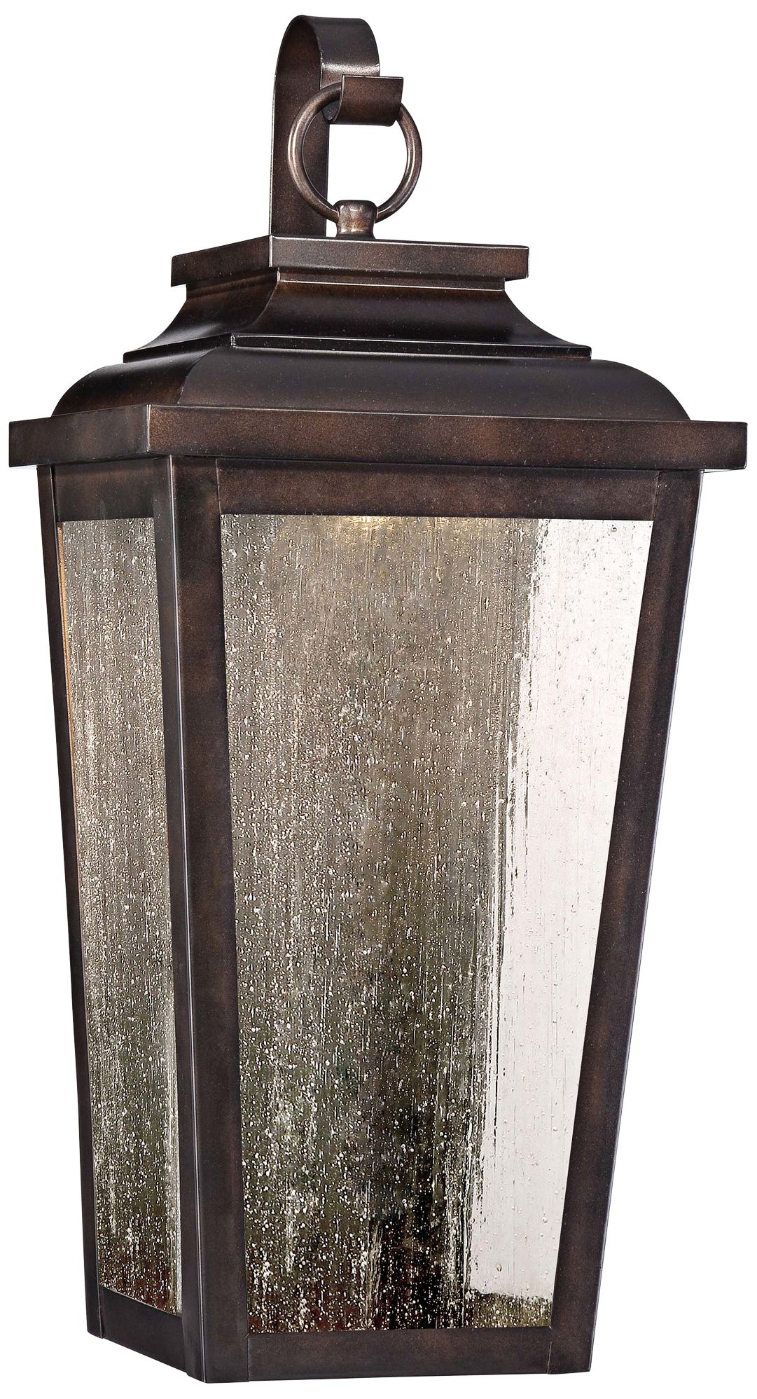 Irvington Manor 19"H Bronze LED Outdoor Pocket Wall Light