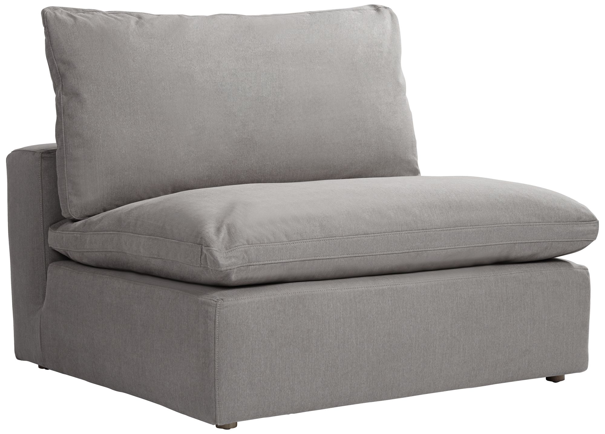 Skye Peyton Slate Modular Armless Chair