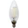 Clear 4 Watt E12 Candelabra Base Filament LED Light Bulb