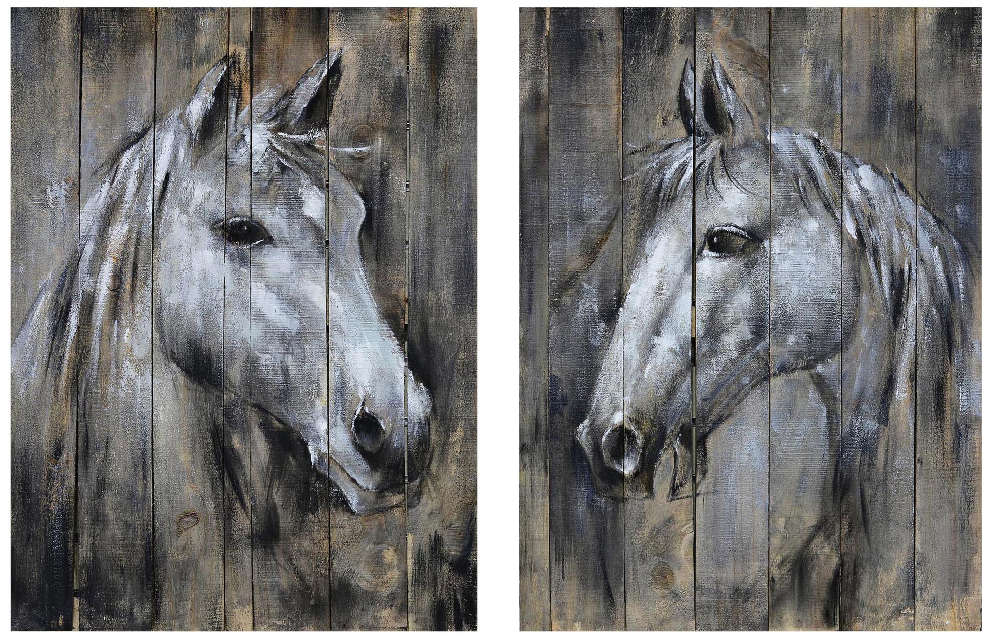 Looking at You 32" High Wood 2-Piece Wall Art Set