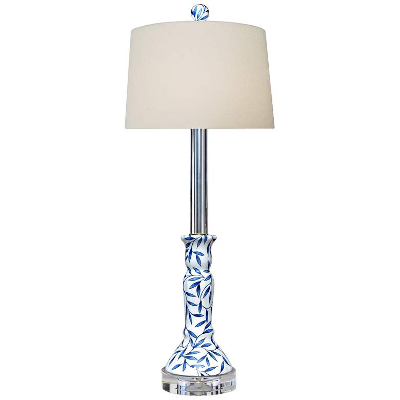 Yangtze Blue and White Porcelain Candle Table Lamp 32X25 Lamps Plus