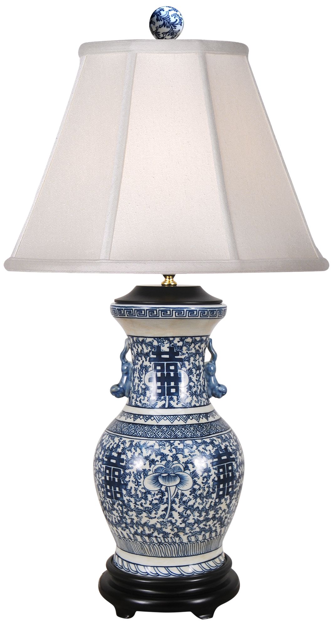 Claude Blue and White Porcelain Table Lamp