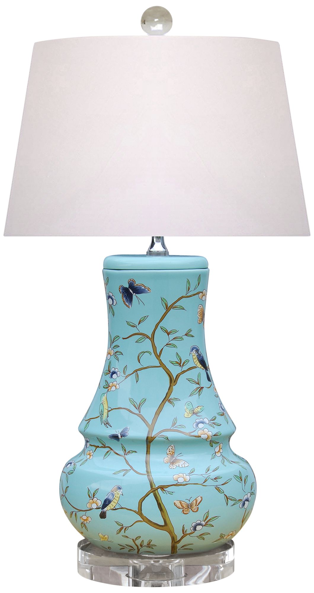 Brighton Sky Blue Porcelain Accent Table Lamp 32X44 Lamps Plus