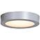 Ulko Exterior 5 1/2" Wide Silver LED Outdoor Ceiling Light