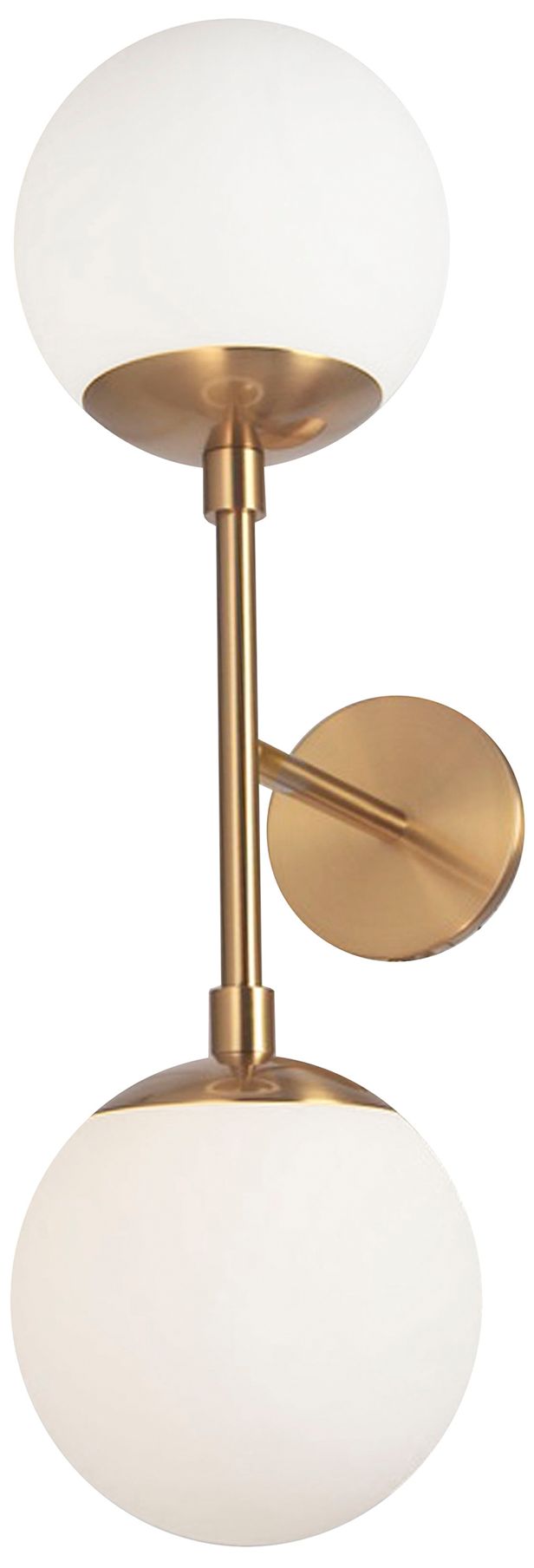 Dayana 23 3/4" High Aged Brass 2-Light Wall Sconce