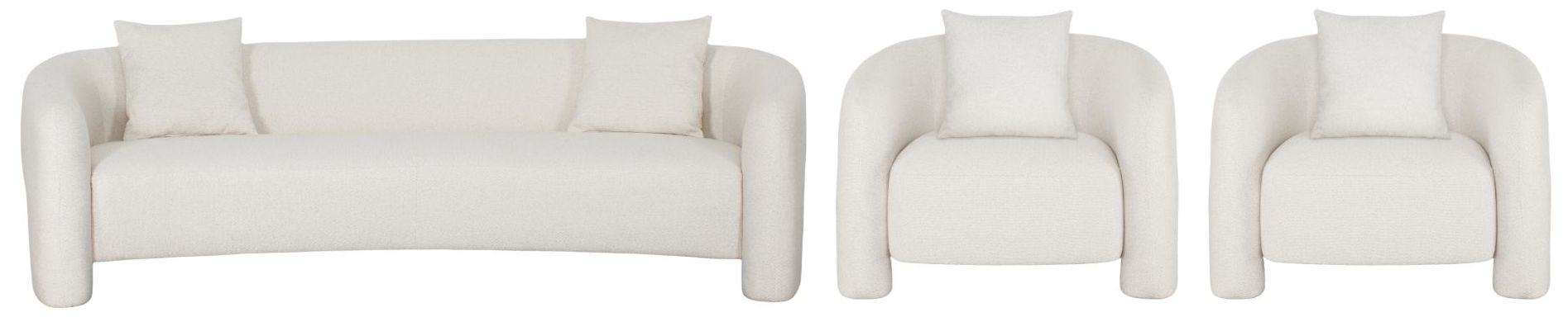 Sylvia 3-Piece Sofa Set