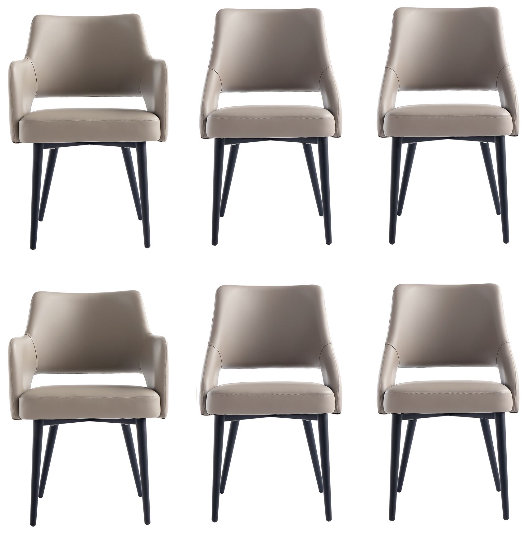 Manhattan Comfort Tremont 6-piece Dining Chair Set