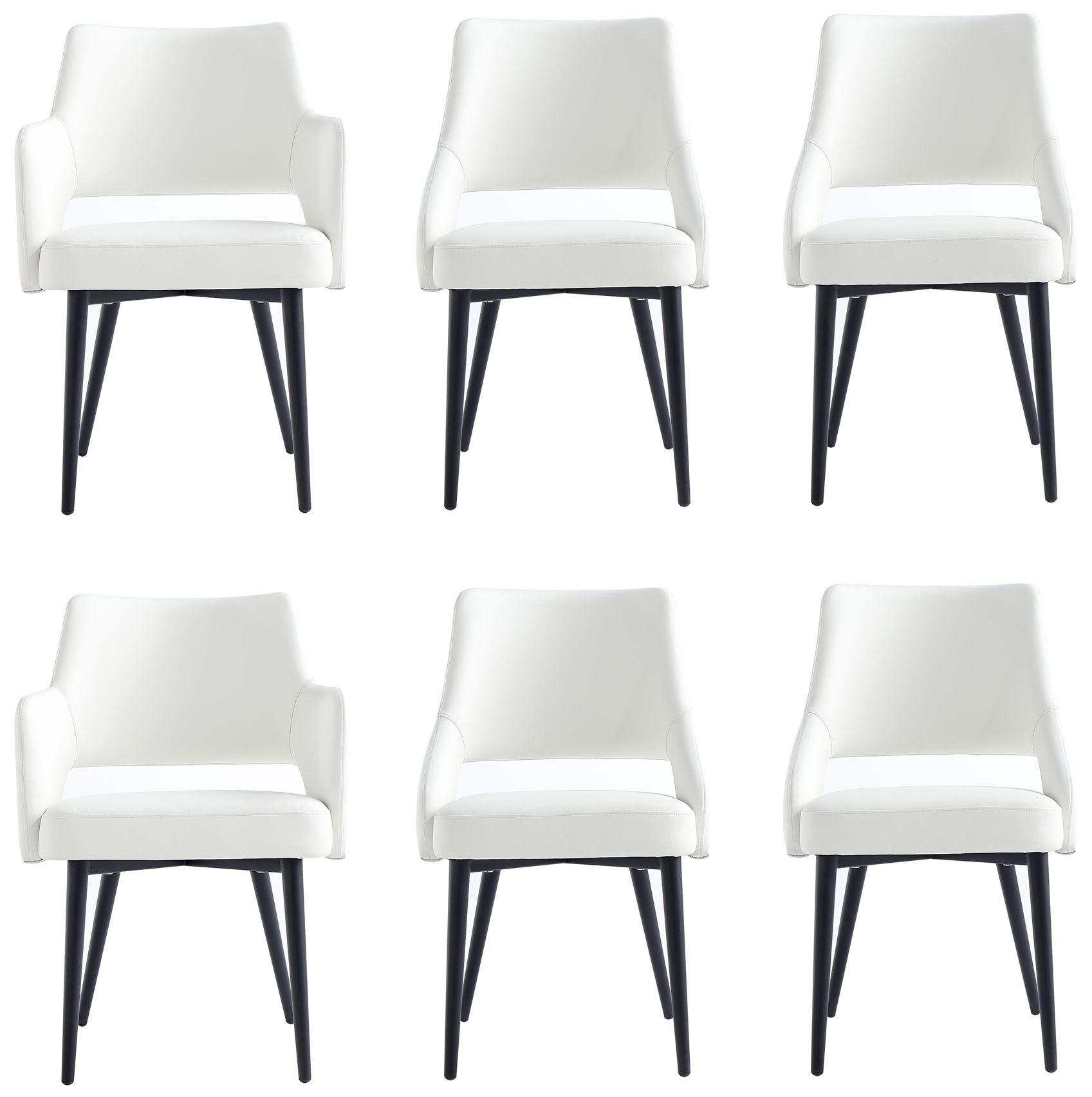 Manhattan Comfort Tremont 6-piece Dining Chair Set