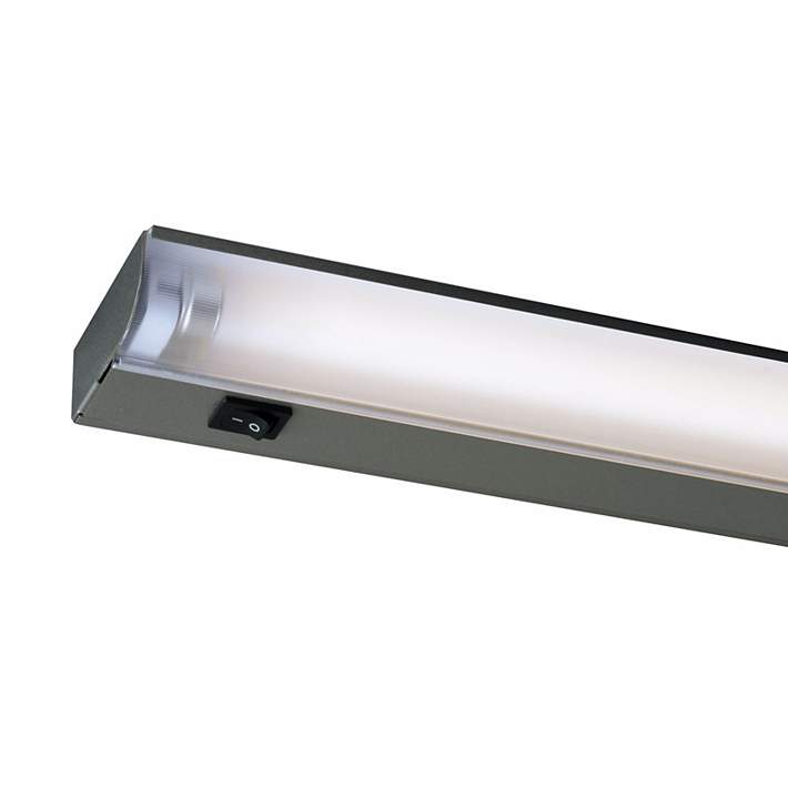 Fluorescent 12 Wide Silver Under Cabinet Light By Juno 33626