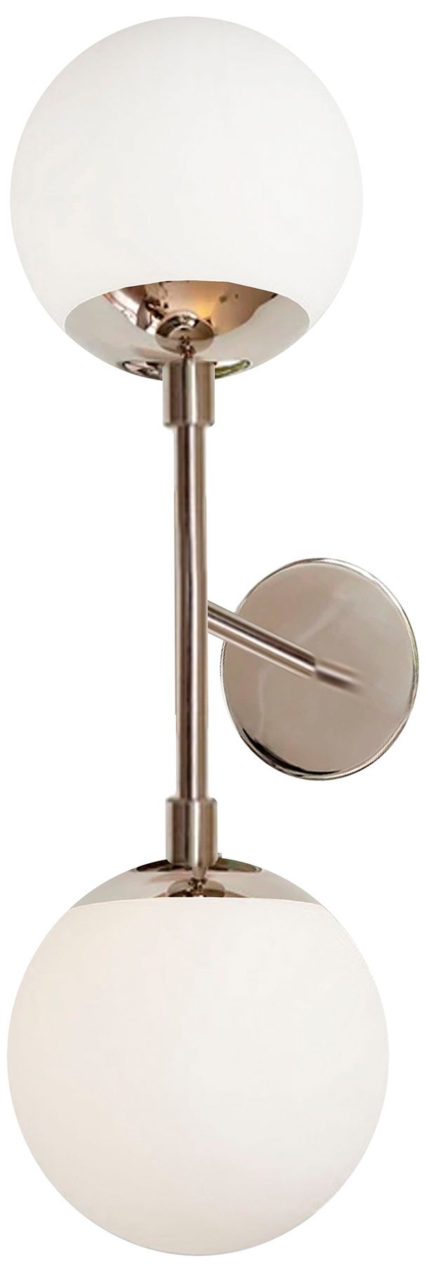 Dayana 23 3/4" High Polished Chrome 2-Light Wall Sconce