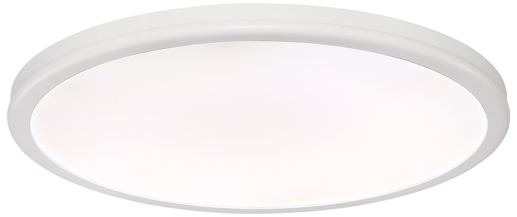 dweLED Geos 15" Wide White LED Ceiling Light 33D20 Lamps Plus