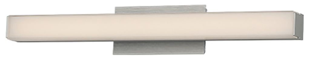 dweLED Brink 18" Wide Brushed Aluminum 3000K LED Bath Light