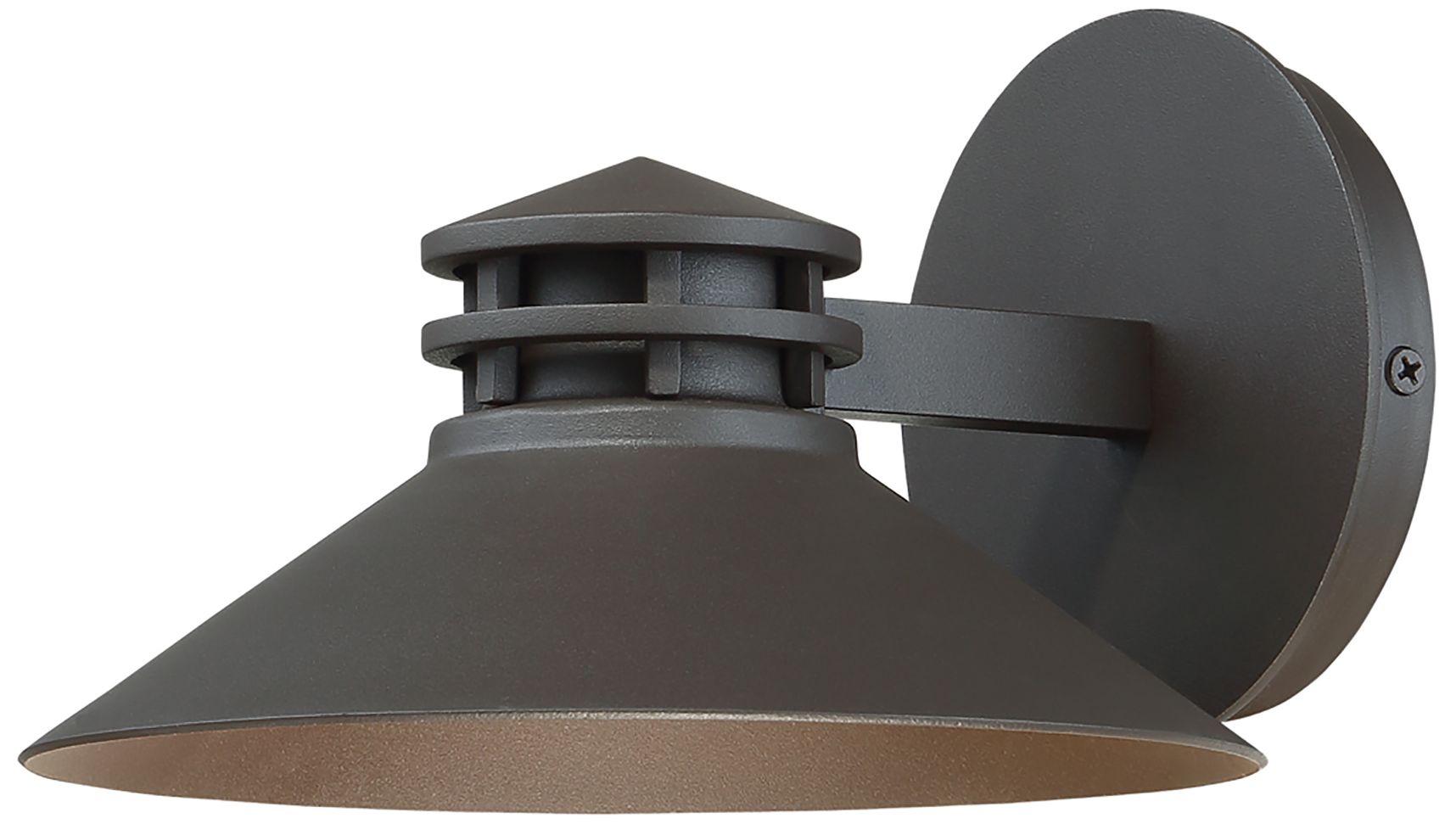 dweLED Sodor 5" High Bronze LED Outdoor Wall Light