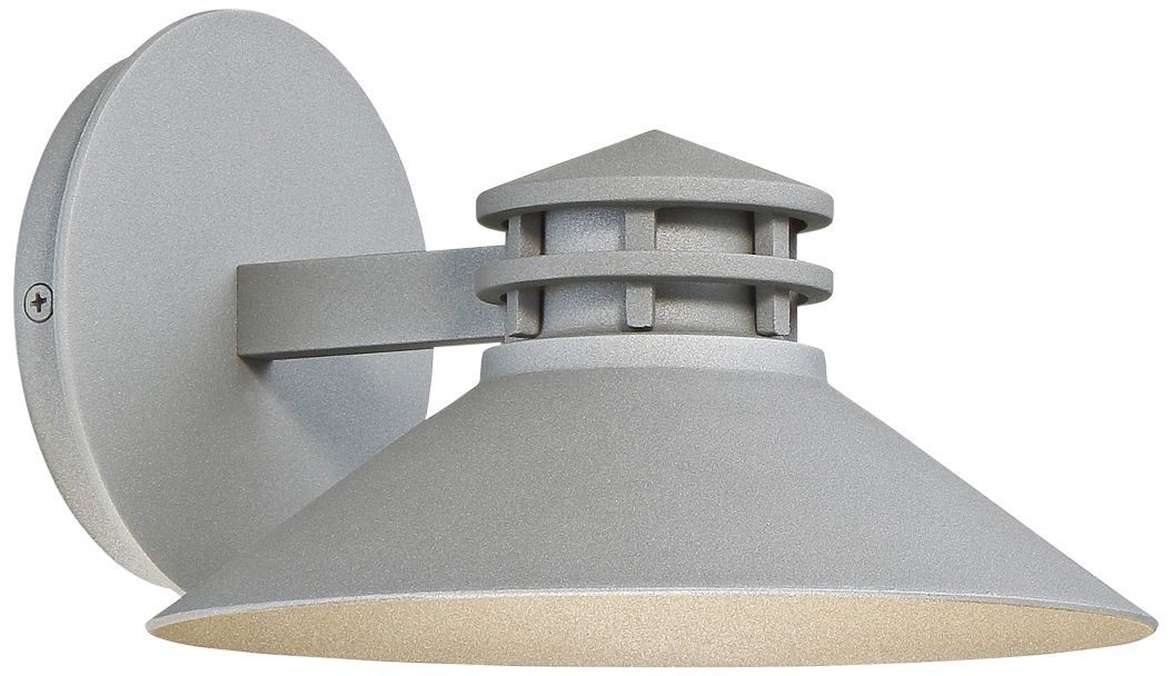 dweLED Sodor 5" High Graphite LED Outdoor Wall Light