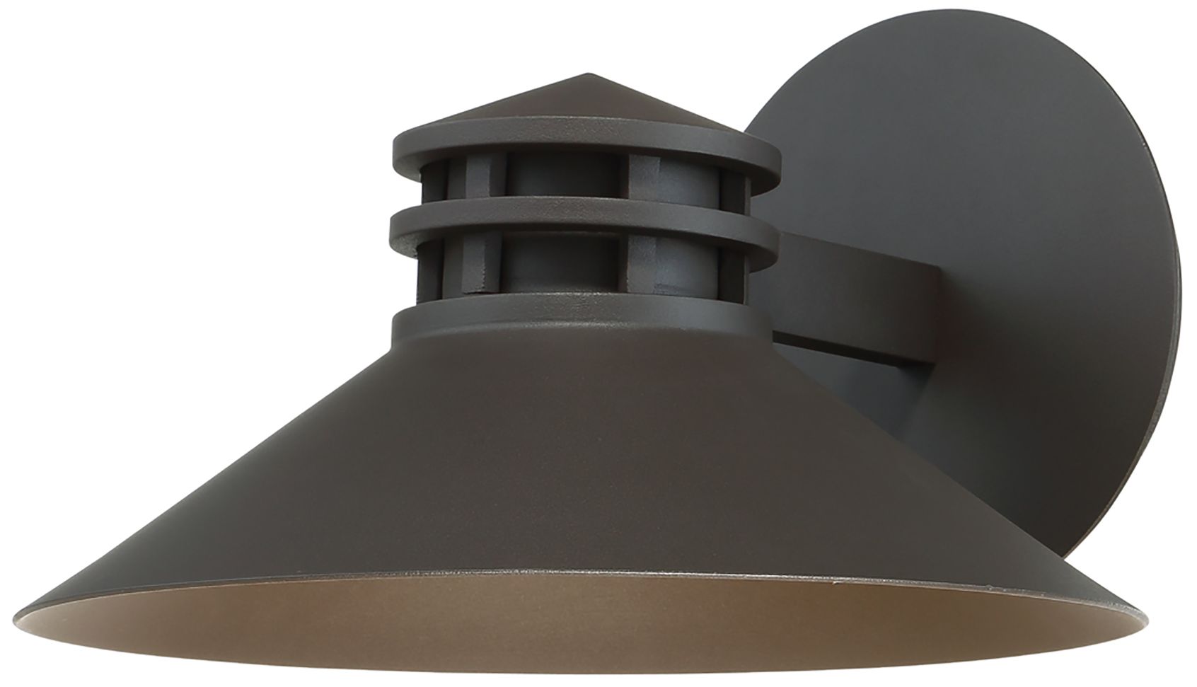 dweLED Sodor 7" High Bronze LED Outdoor Wall Light