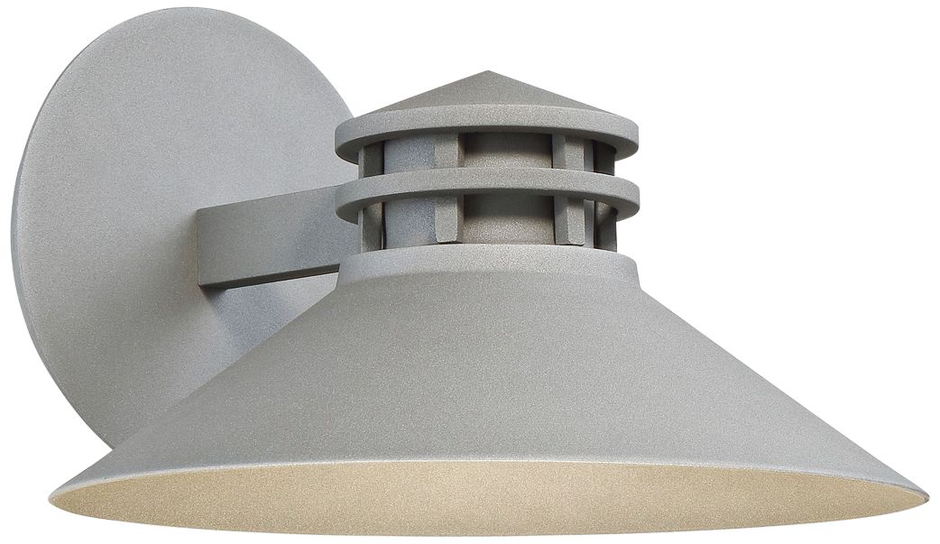 dweLED Sodor 7" High Graphite LED Outdoor Wall Light