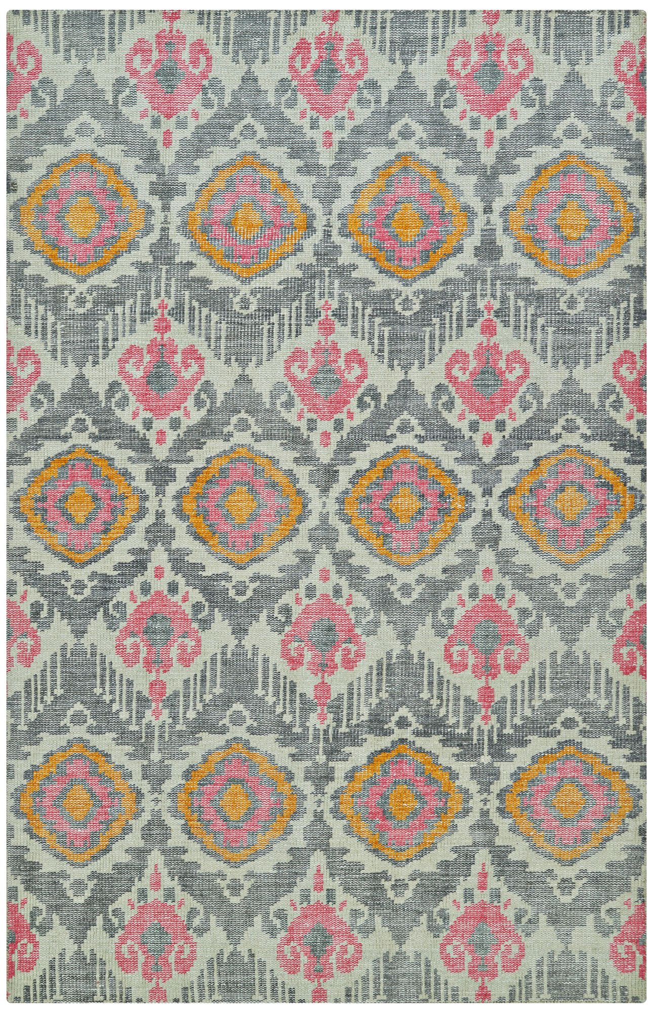 Kaleen Relic RLC06-75 Gray Wool Area Rug 