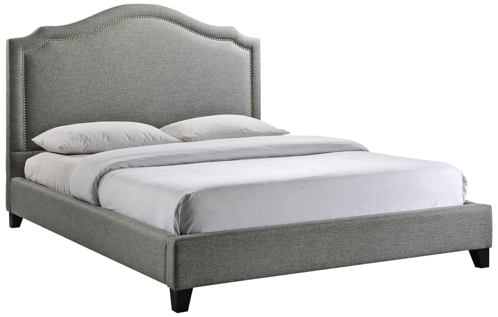 Charlotte Gray Queen Platform Bed