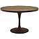Drive 47" Wide Brown Medium Round Dining Table