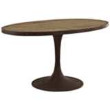 Drive 60&quot; Wide  Brown Medium Oval Dining Table