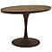 Drive 47" Wide Brown Small Oval Dining Table