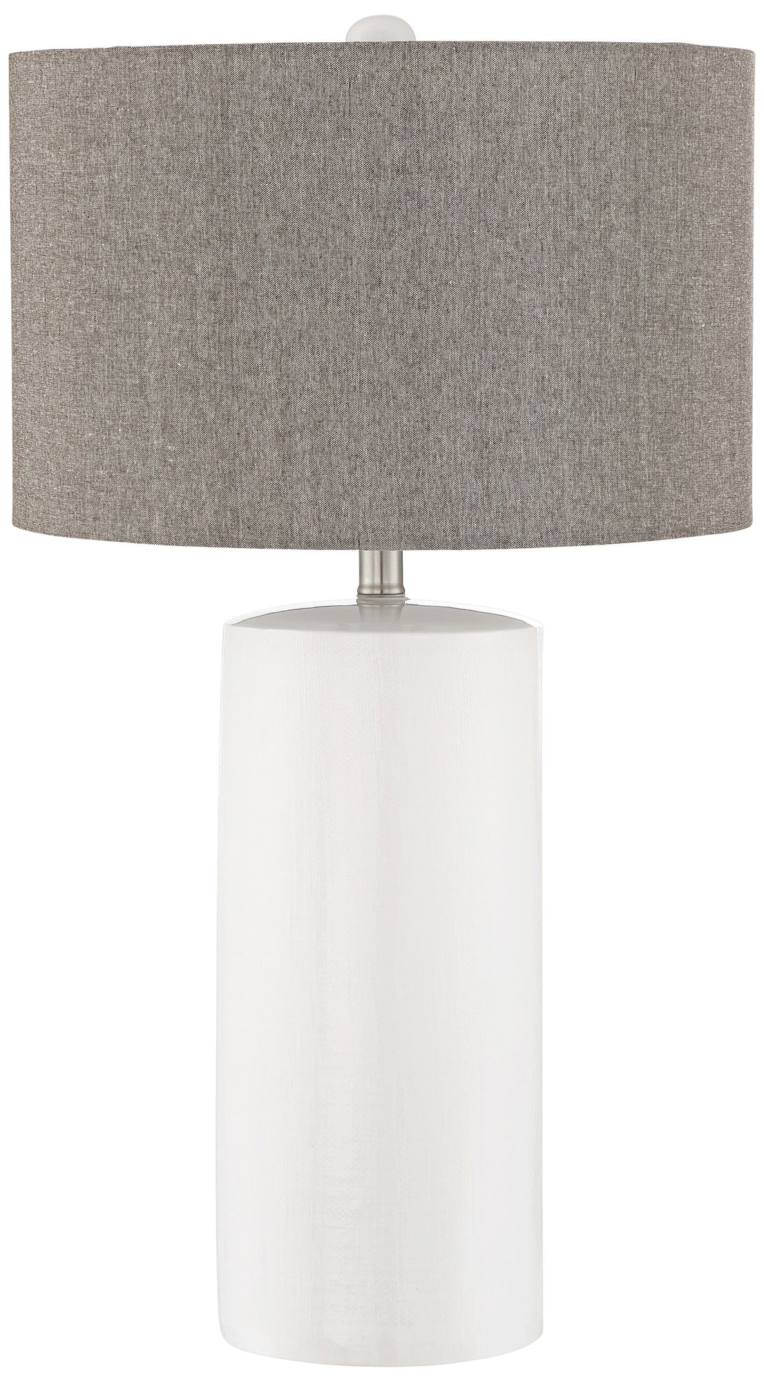 Lite Source Jacoby White Ceramic Table Lamp