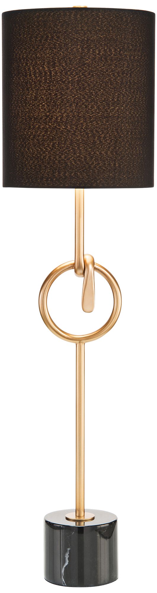 John Richard Trent Gold Plated Wrapped Knot Buffet Lamp