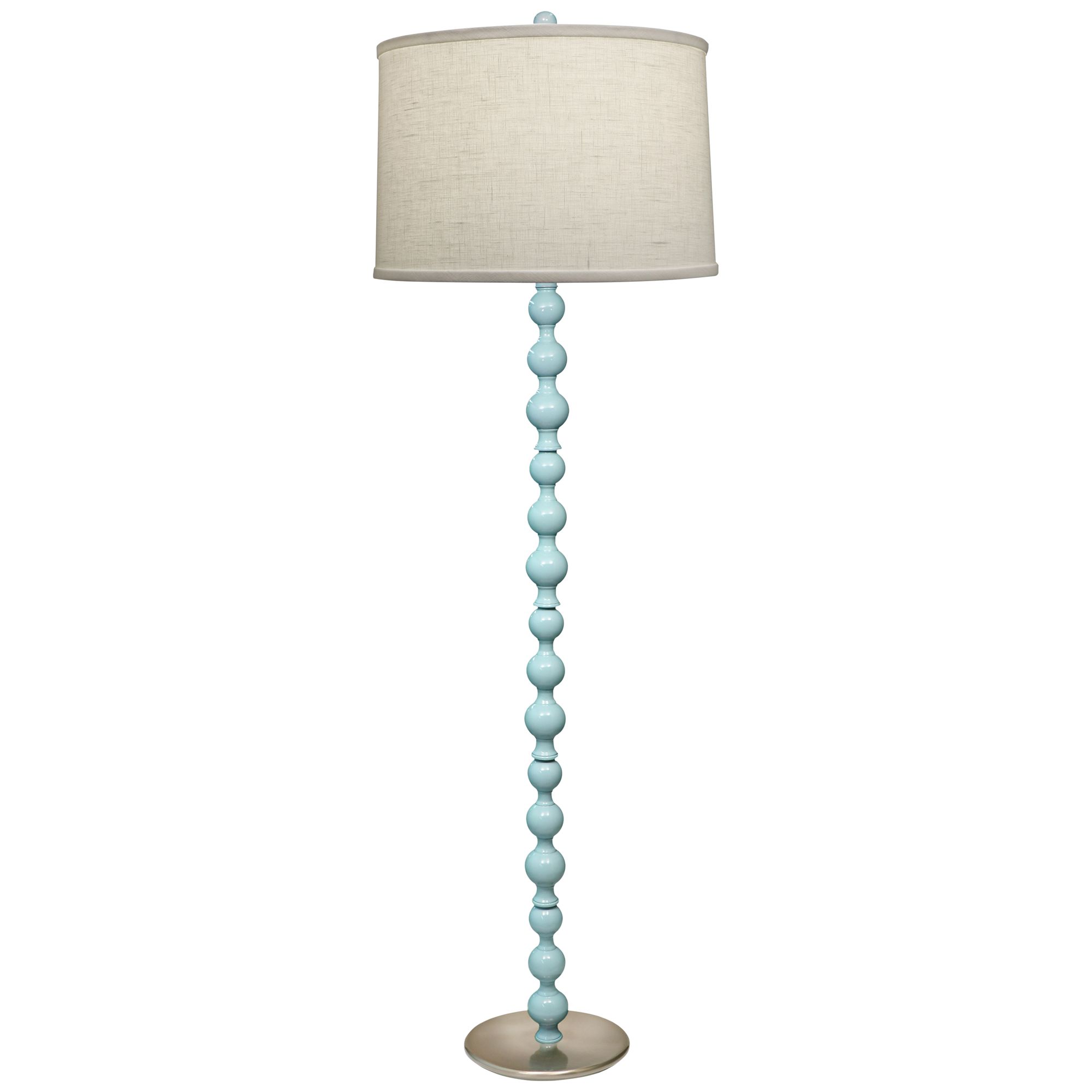 blue floor lamp