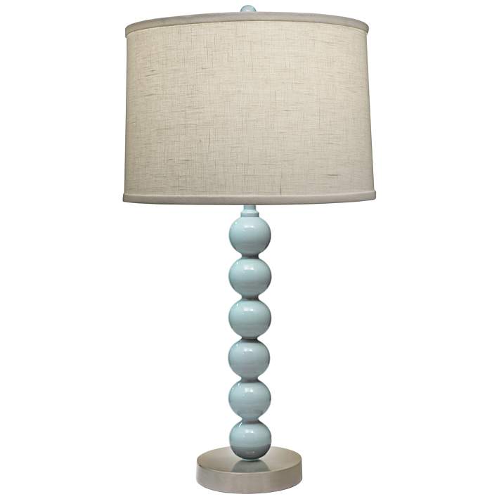 Stiffel Charlotte Gloss Light Blue, Charlotte Table Lamp