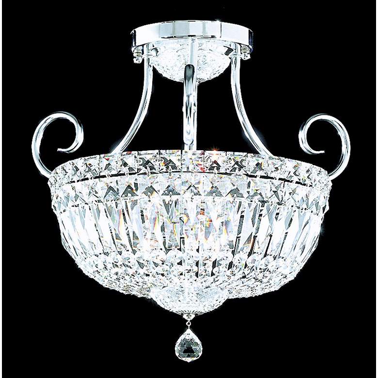 James R. Moder 15&quot; Wide Prestige Crystal Ceiling Light