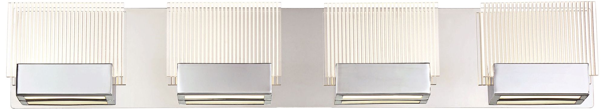 Eurofase Sonic 29 1/2" Wide Chrome 4-LED Bath Light