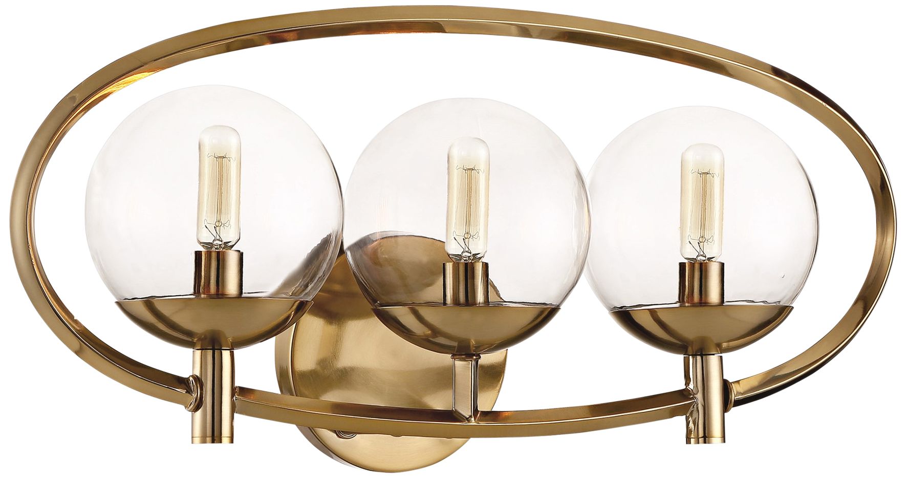 Craftmade Piltz 23" Wide Satin Brass 3-Light Bath Light