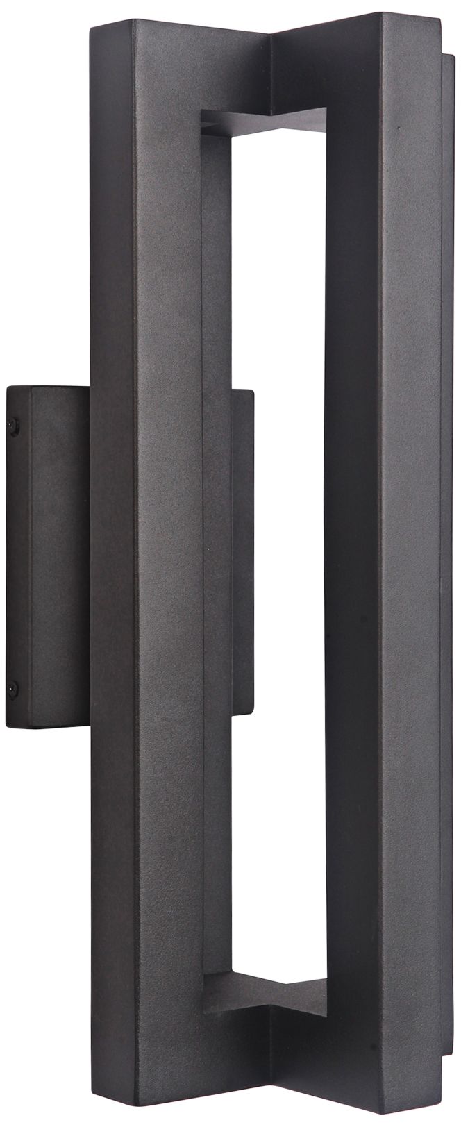 Craftmade Kai 18" High Matte Black LED Outdoor Wall Light