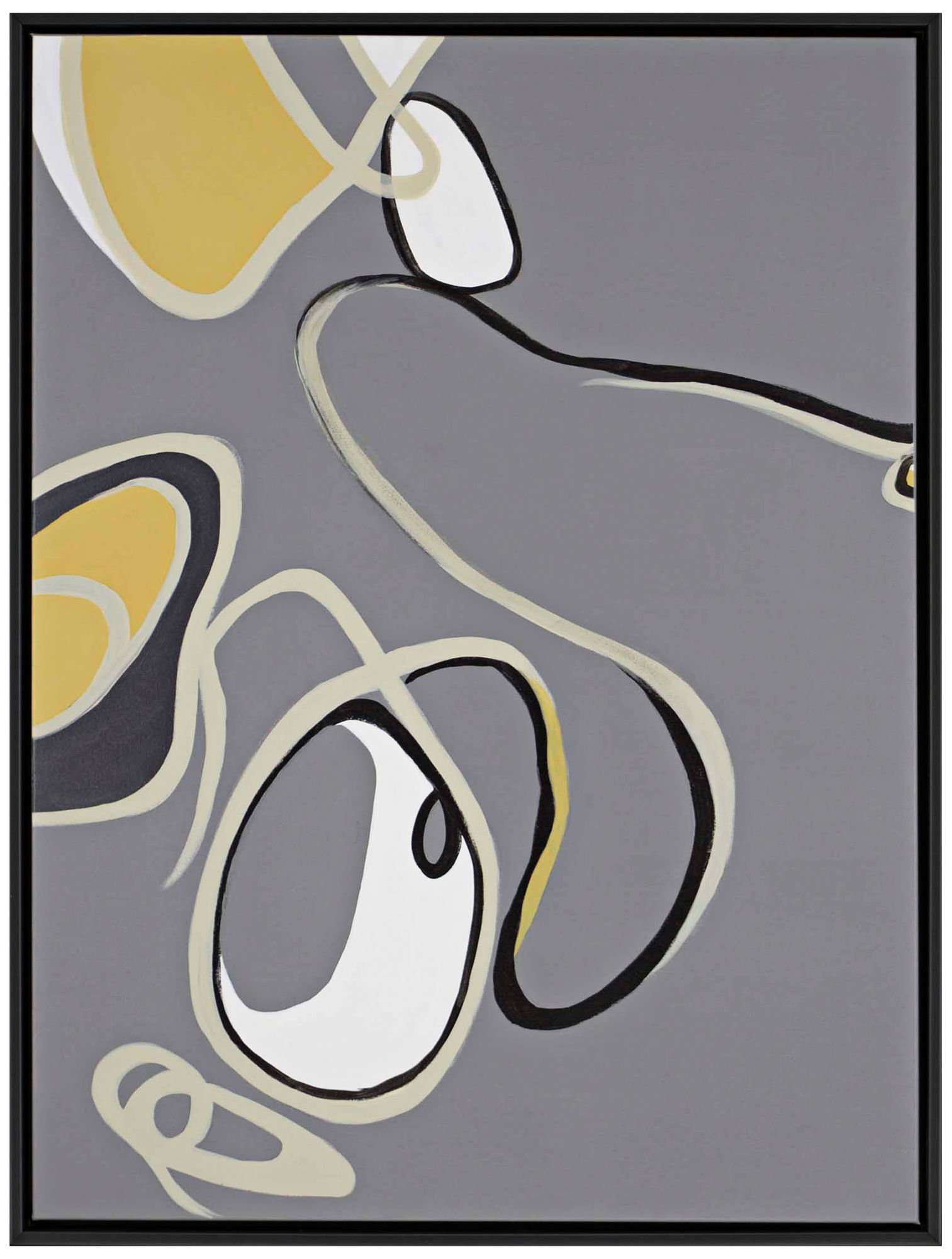 Date Night I 41" High Hand-Painted Framed Canvas Wall Art