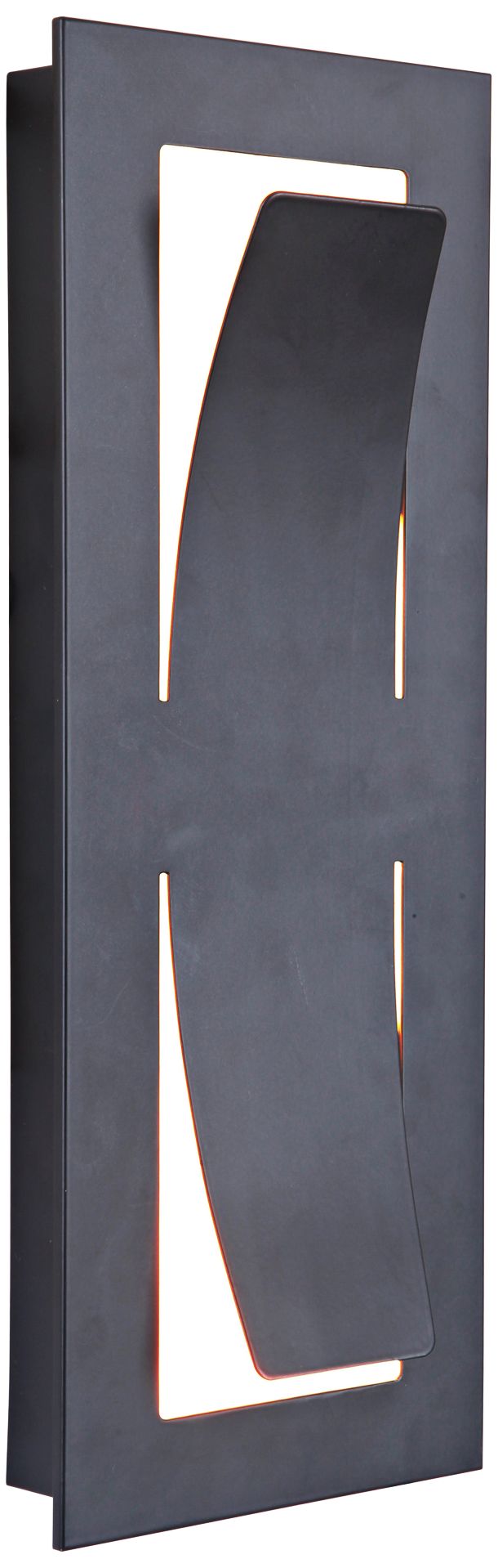 Enzo 13 1/2" High Midnight LED Pocket Outdoor Wall Light