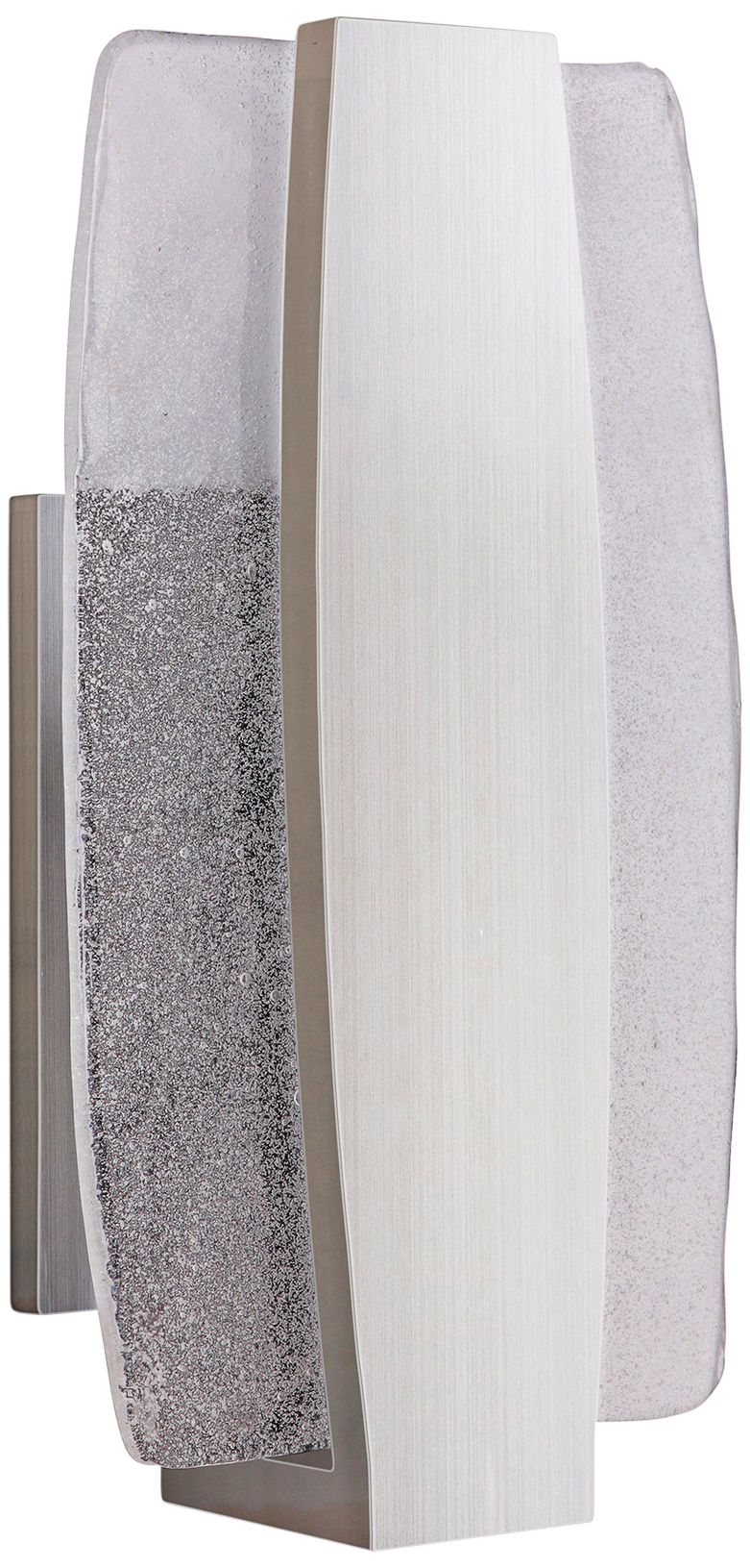 Duo 11" High Stainless Steel LED Pocket Outdoor Wall Light