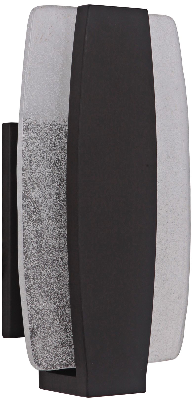 Craftmade Duo 14"H Midnight LED Pocket Outdoor Wall Light