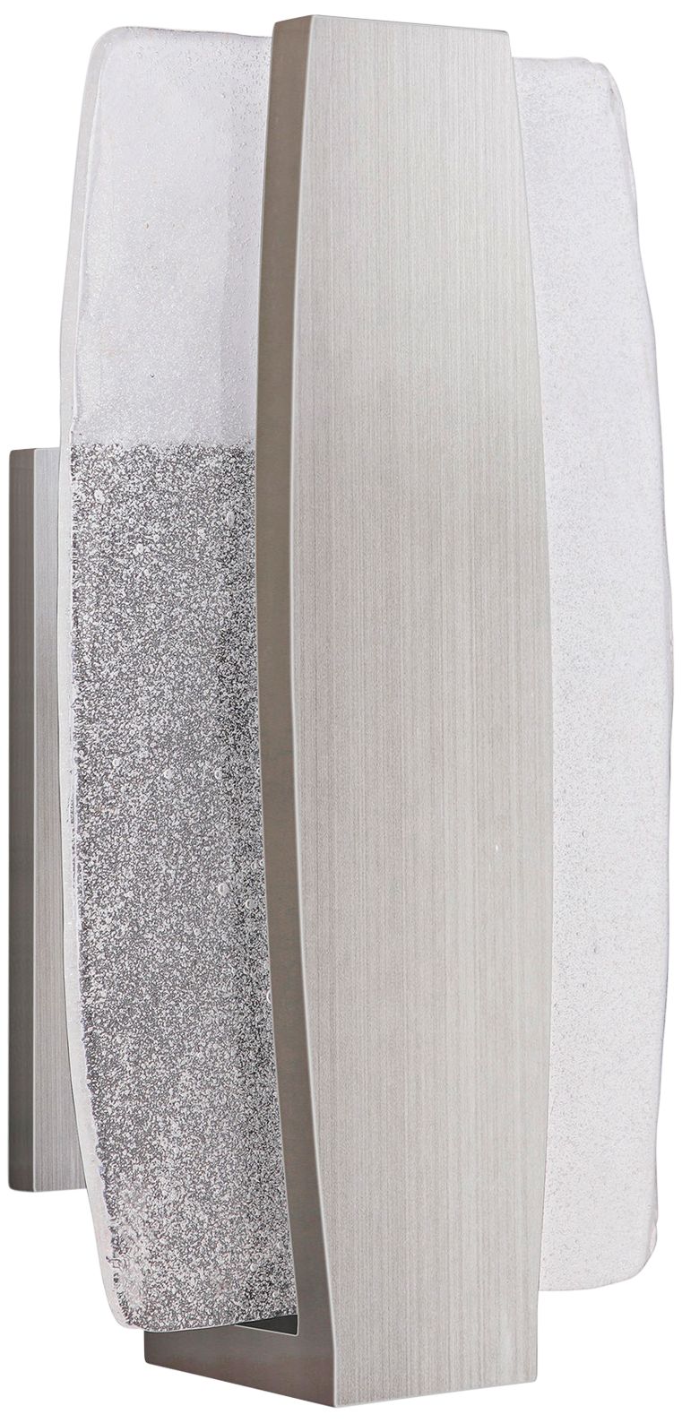 Duo 14" High Stainless Steel LED Pocket Outdoor Wall Light