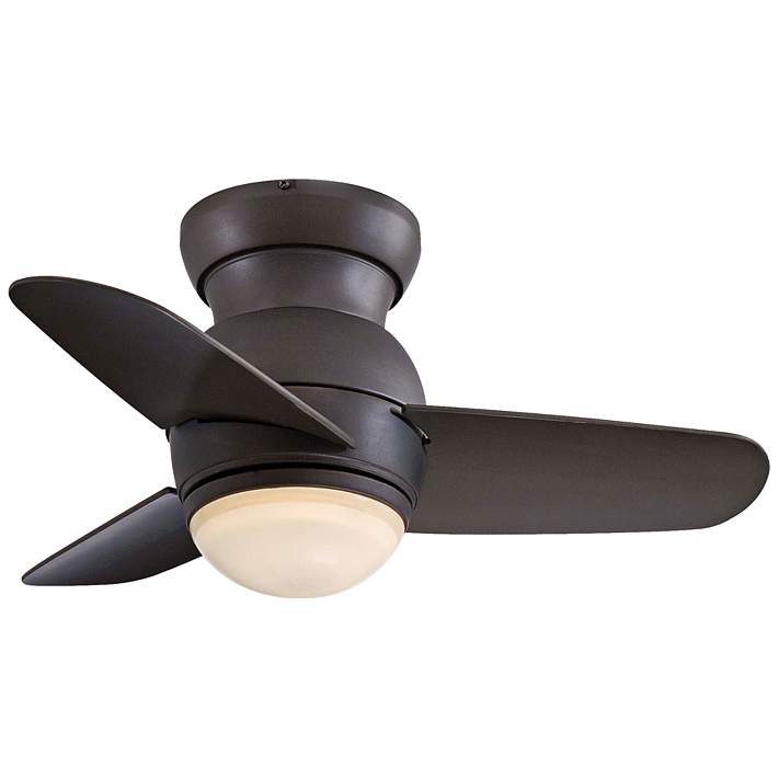 26 Spacesaver Oil Rubbed Bronze Hugger, Lamps Plus Ceiling Fans Without Lights