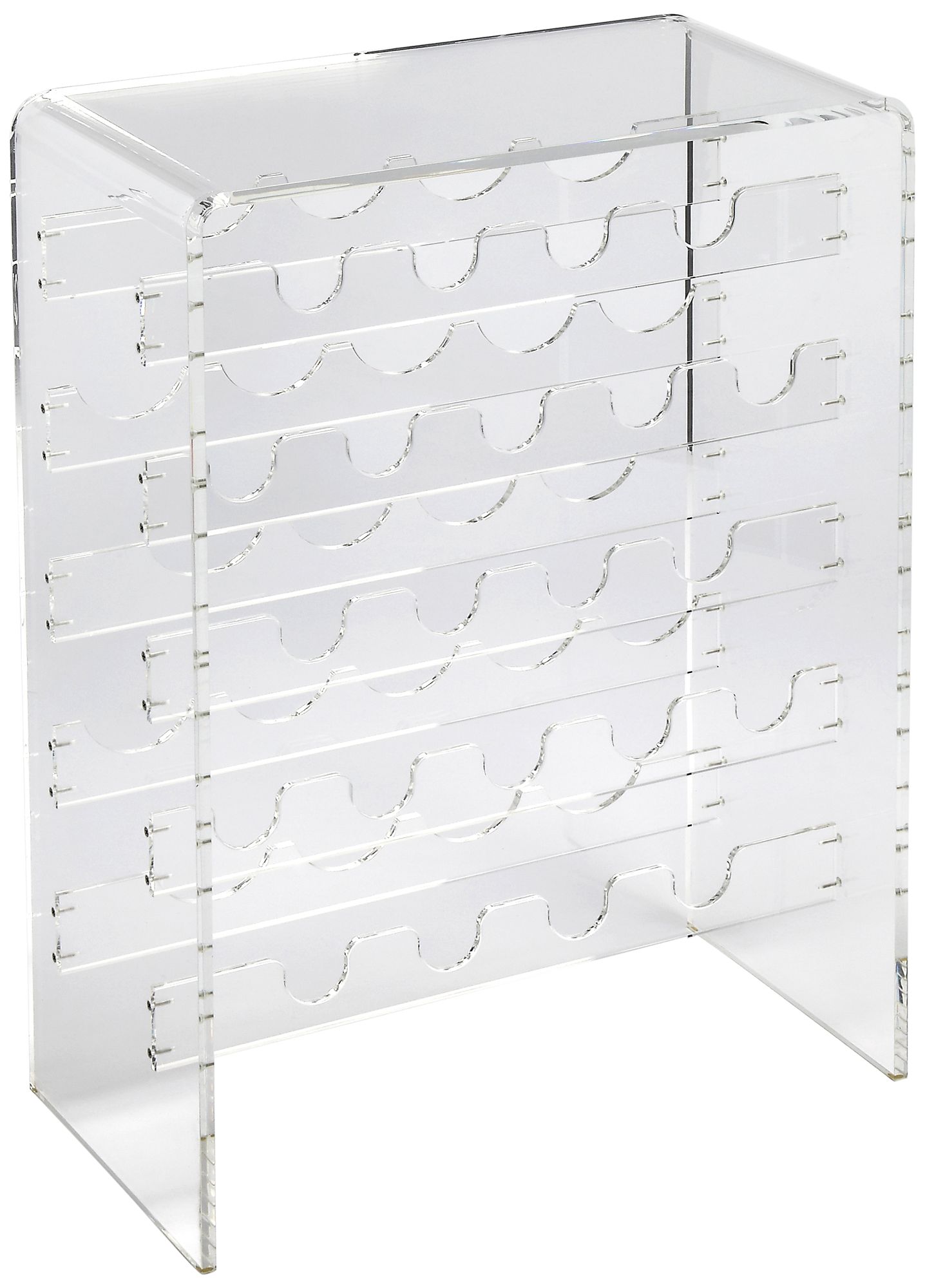 Butler 34" High 20 Bottle Acrylic Wine Rack